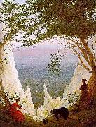Caspar David Friedrich Caspar David Friedrich Chalk Cliffs on Rugen painting